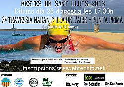 III Travesía a nado Illa de L'aire - Punta Prima 2013